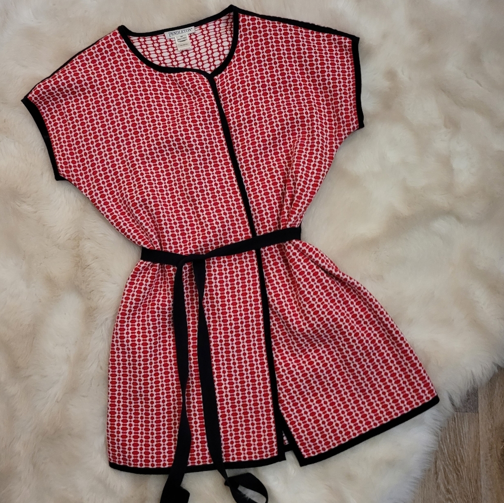 Pendleton wrap tunic